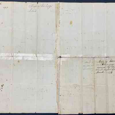 Map of Lands 1798 - Back