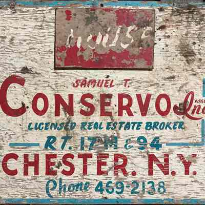 Samuel T. Conservo Real Estate Sign