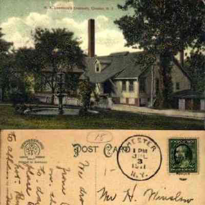 W. A. Lawrence's Creamery, Chester, NY