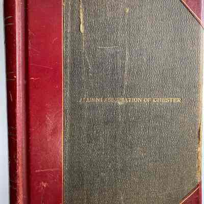 Alumni Association of Chester Minutes Ledger