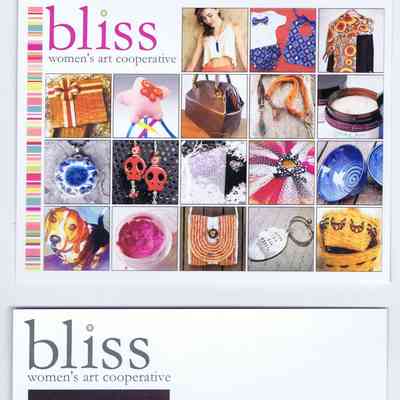 Bliss Women’s Art Cooperative postcard