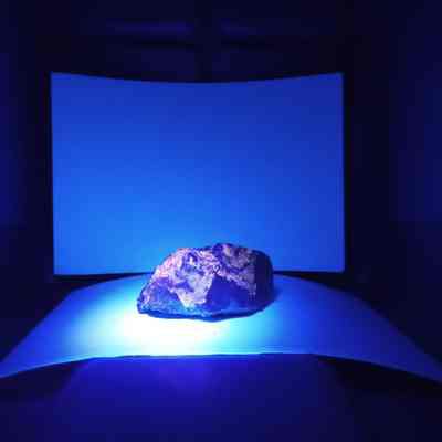 Fluorescent rock
