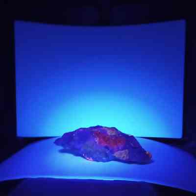 Fluorescent rock
