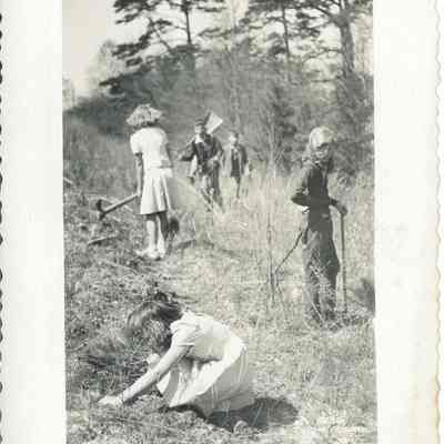 Children Working in a Field