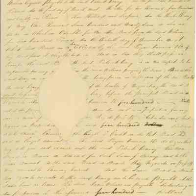 Patrick Henry & James Wilson Land Contract