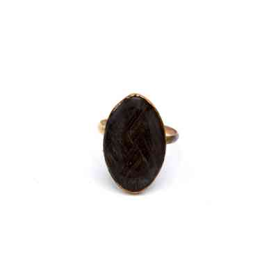 Mourning Ring with Hair of Sarah Winston Henry