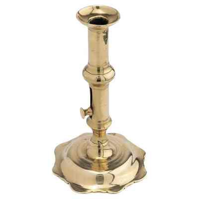Brass Cannon Barrel Candlestick