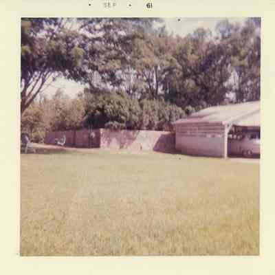 Southwest Elevation of Henry Family Cemetery & Carport