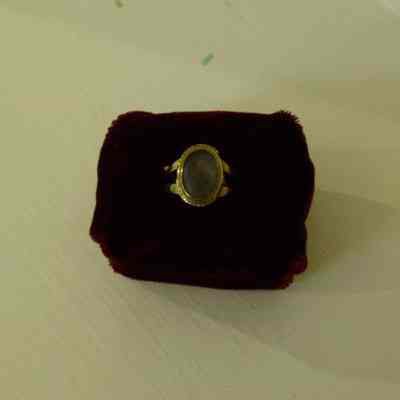 Mourning Ring with Hair of Patrick Henry