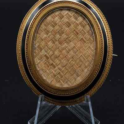 John Henry Mourning Brooch