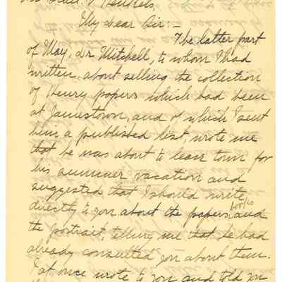 Lucy Henry Harrison to Stan Henkels