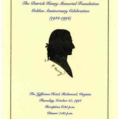 The Patrick Henry Memorial Foundation Golden Anniversary Celebration (1944–1994)