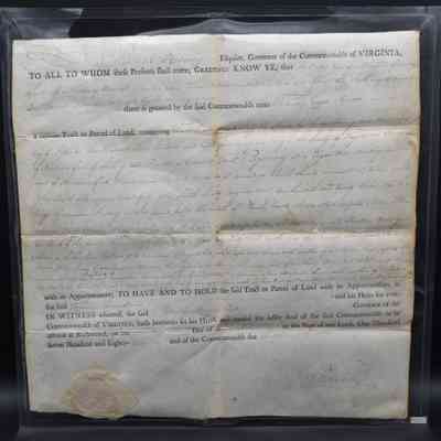 Land Grant to Francis Eppes Harris