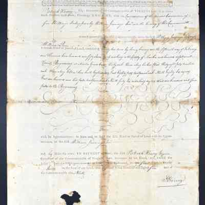 Land Grant to William Jennings