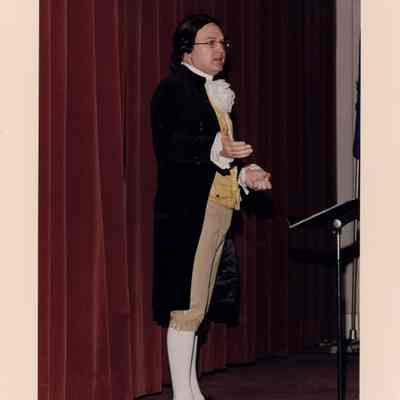 Michael Owen Wells as Patrick Henry at 50th Anniversary Dinner
