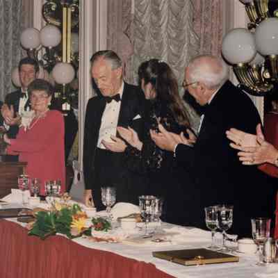 Applause for Mills E. Godwin Jr. at 50th Anniversary Dinner