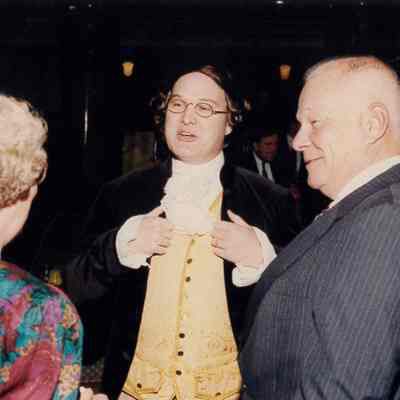 Robert M. Dean, Katherine Dean, & Michael Owen Wells at 50th Anniversary Dinner