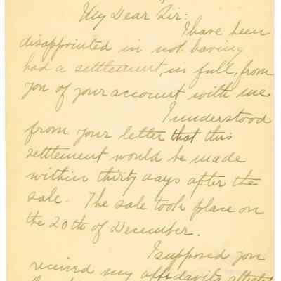Lucy Henry Harrison to Stan Henkels