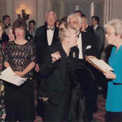 Guests Enter Ballroom at 50th Anniversary Dinner