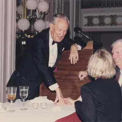 Mills E. Godwin Jr., Lee Casey, & Eugene S. Casey at 50th Anniversary Dinner