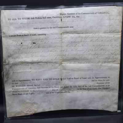 Land Grant to David Tanner
