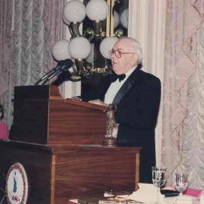 Irvin D. Walker Gives Benediction at 50th Anniversary Dinner
