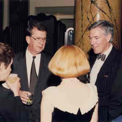 Delegate Ted Bennett, Mrs. Claudia Bates, and Mr. John Mullin at 50th Anniversary Dinner