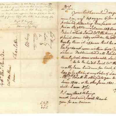 Patrick Henry to Thomas Read