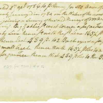 Copy of Land Patent