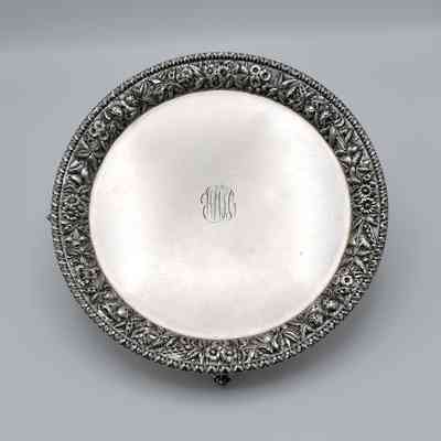 Silver Repoussé Salver