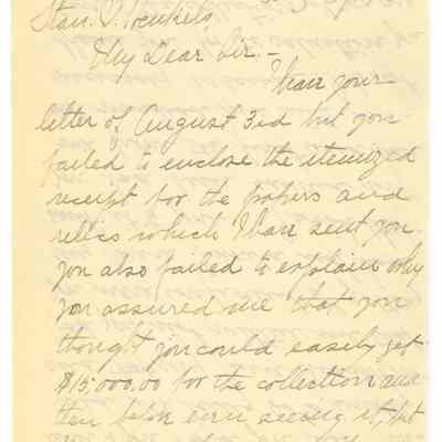 Lucy Henry Harrison to Stan Henkels