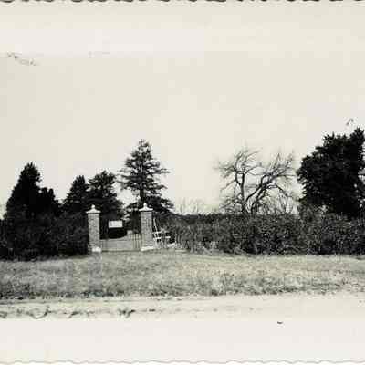 Entrance to Boxwood Garden