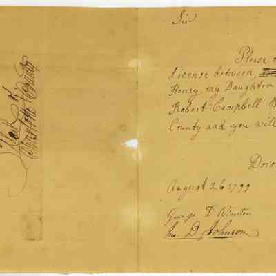 Dorothea Henry to Thomas Read