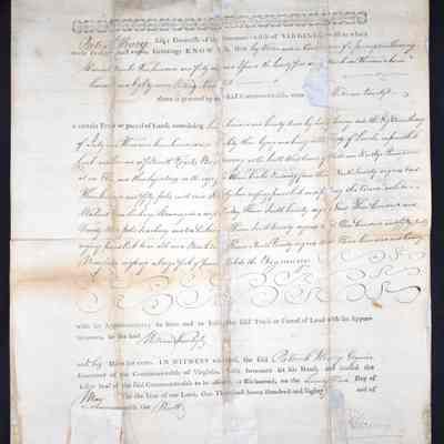 Land Grant to William Vanclift