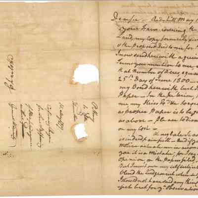 Patrick Henry to Thomas Read