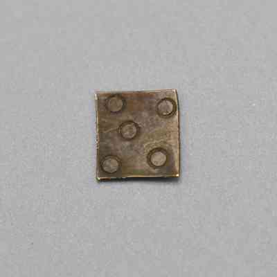 Five-Stamped Brass Grain Weight