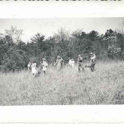 Group Walking in a Field
