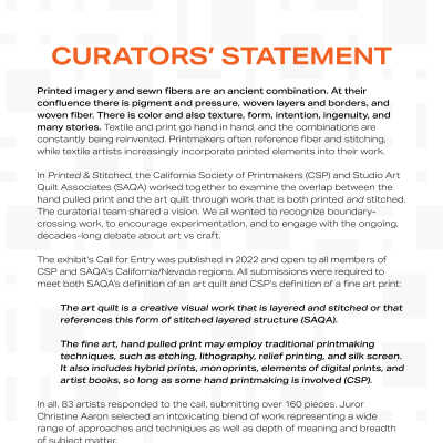 Curators' Statement
