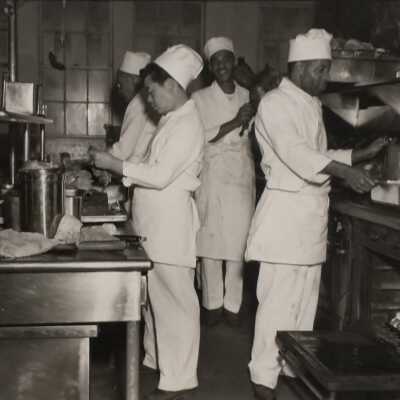 Kitchen Workers, Letterman Army Hospital
