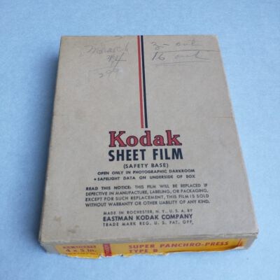 Kodak Sheet Film Box