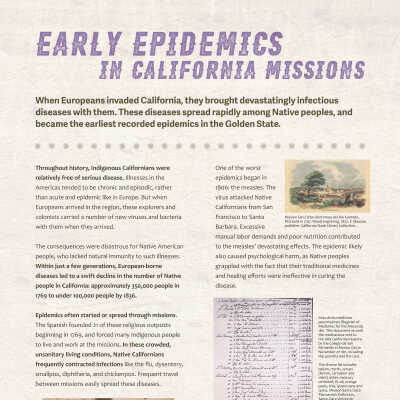 Early Epidemics in California Missions