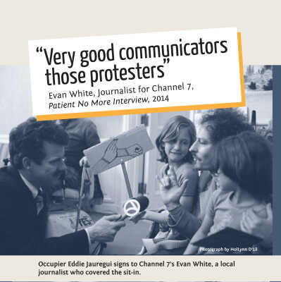 "Very good communicators, those protesters"