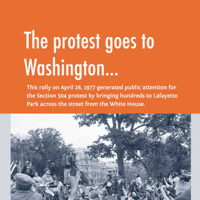The Protest Goes to Washington