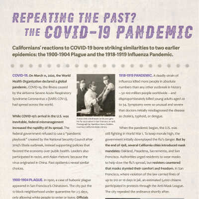 COVID-19: Repeating the Past?