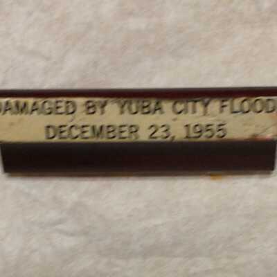 Rubber Stamp Cancellation for 1955 Flood