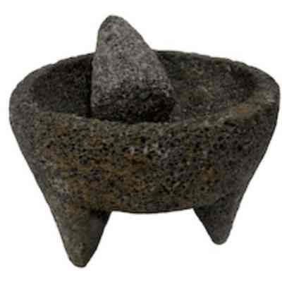 Lava Stone Molcajete (Mortar) and Pestle