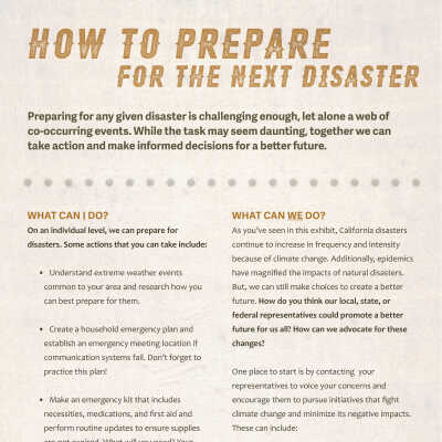 How to Prepare for the Next Disaster