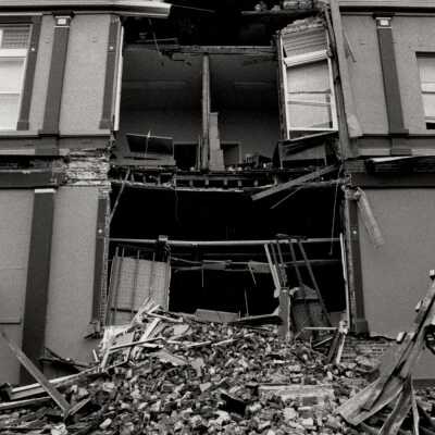 Hihn Building after Loma Prieta