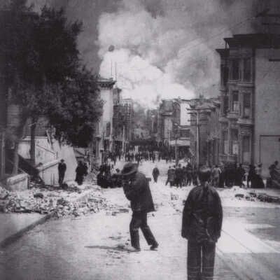 Chinatown in Ruins after 1906 Quake
