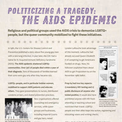Politicizing a Tragedy: The AIDS Epidemic